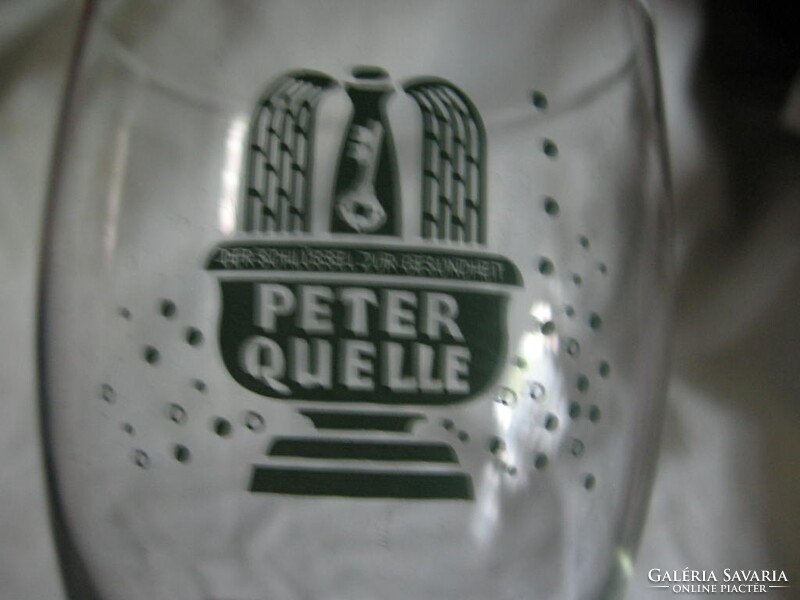 Retro Peter Quelle talpas pohár készlet 4+2 db-os