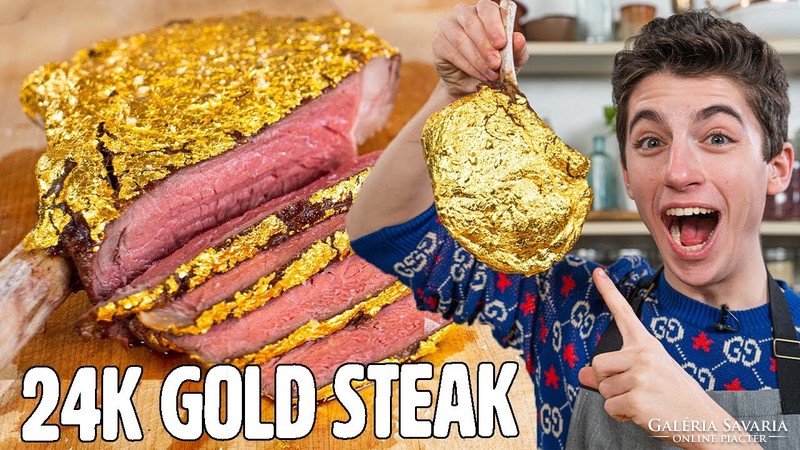 24 kt 2g ehető arany - az otthoni Michelin csillagos BBQ-