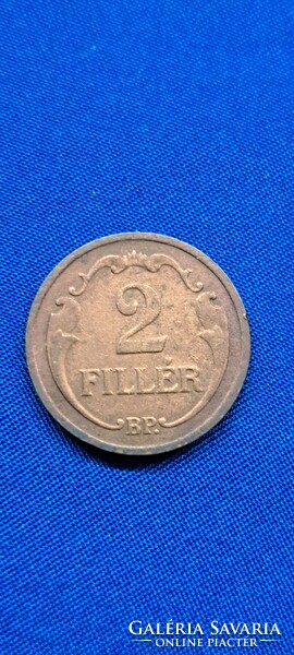 1936.  Magyar Királyság 2 Fillér (k-159)