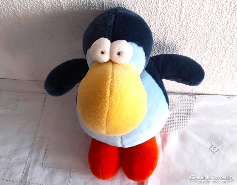 Vintage Oli Verlag Crazzy Zoo  plüss pingvin figura