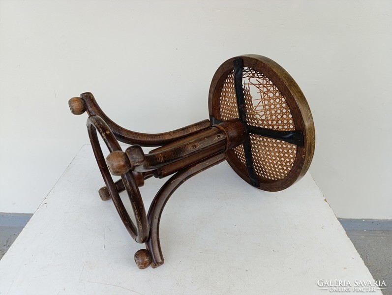 Antik zongoraszék Thonet bútor zongora szék zene fonatozása szakadt 753 9456