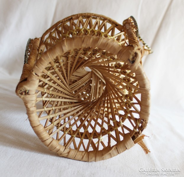 2 db rattan fonott baba fotel