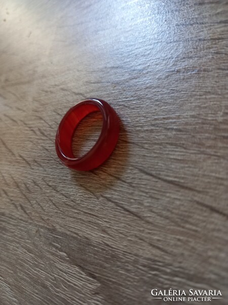 Karneol gyűrű 7 es Myanmarból 13 ct