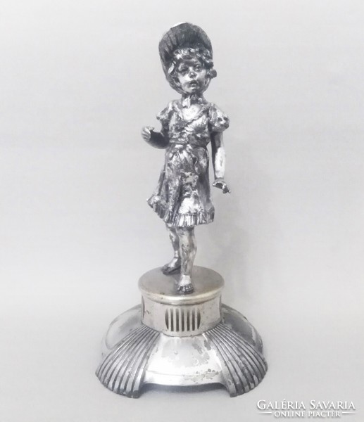Argentor szecessziós/jugendstil szobor - feltehetöleg Hans Ofner munkája - Bécs 1905 körül