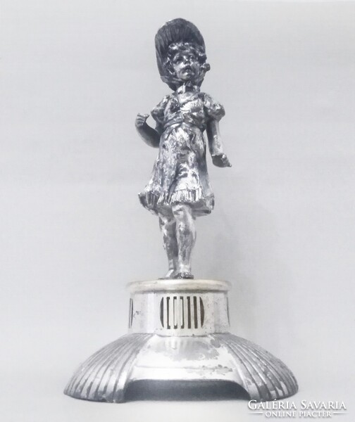Argentor szecessziós/jugendstil szobor - feltehetöleg Hans Ofner munkája - Bécs 1905 körül