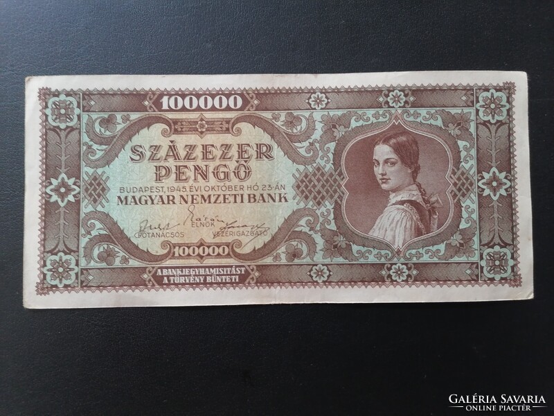 Százezer Pengő 1945