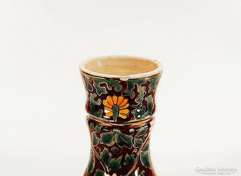 FISCHER J. ANTIK PORCELÁN VÁZA ,25 CM MAGAS (R024)