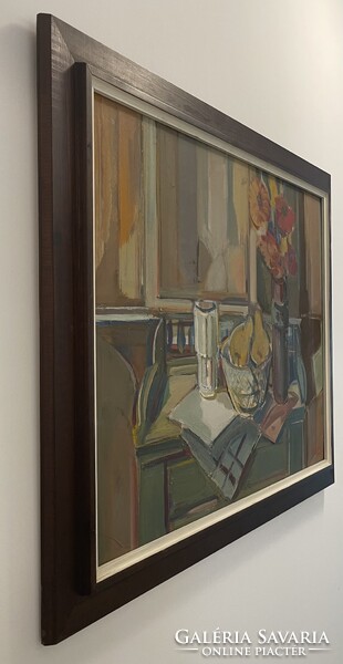 Baticz Levente (1941- ) EREDETI 73x93 cm olajfestménye