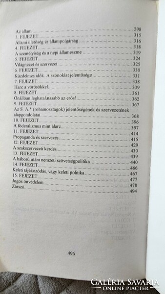 ADOLF HITLER : MEIN KAMPF HARCOM MAGYAR NYELV Történelmi dokumentumok 1997