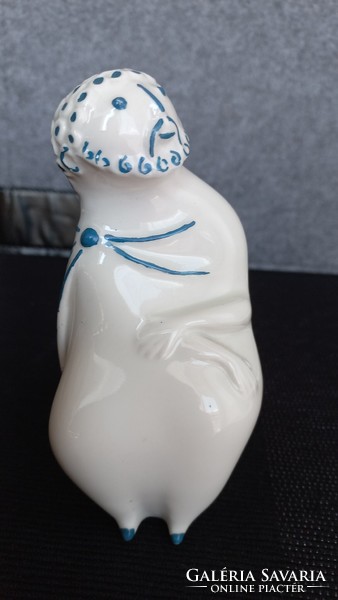 Zsolnay-Török János- krumpli figura "Filozófus"