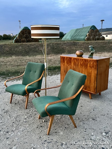 Csodaszép régi különleges karfáju fotel Armchair by Jaroslav Smidek for Ton, Czech Republic, 1960s