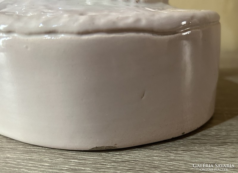 Kisfaludi Strobl Zsigmond mázas kerámia női akt szobor