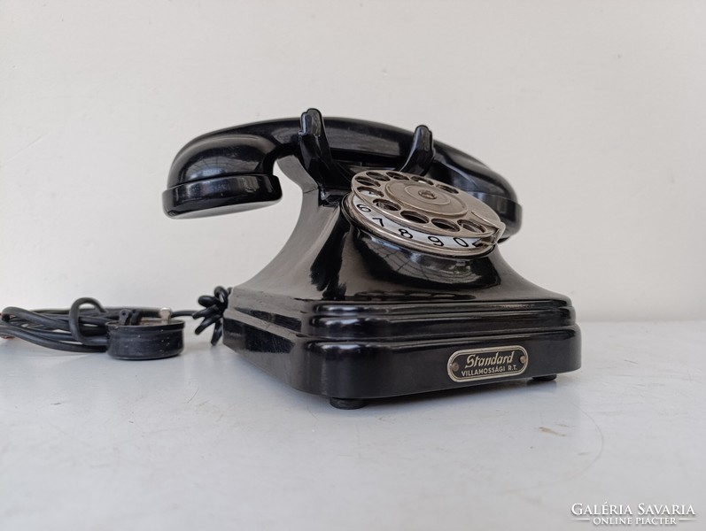 Antik telefon 1935 asztali tárcsás CB 35 asztali magyar távbeszélő készülék 9564