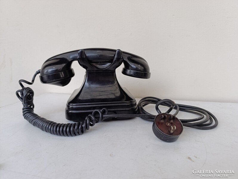 Antik telefon 1935 asztali tárcsás CB 35 asztali magyar távbeszélő készülék 9564