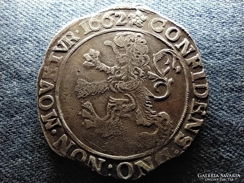Hollandia Gelderland tartomány .750 ezüst 1 Tallér (oroszlán tallér) 1662
