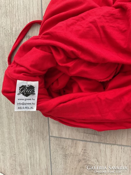 Piros mini szoknya S/M