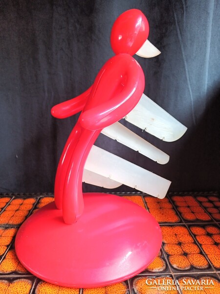 Pop art Raffaele Iannelo Red Voodoo  késblokktartó / Vintage Decor