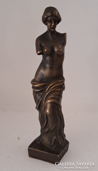 Bronz  Méloszi Aphrodité szobor, 13.5 cm