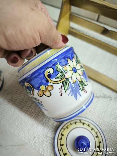 Kerámia fűszertató fa tartóban eladó!