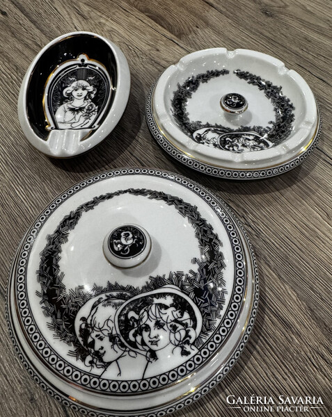 ••NINCS MINIMÁLÁR••Hollóházi porcelánok