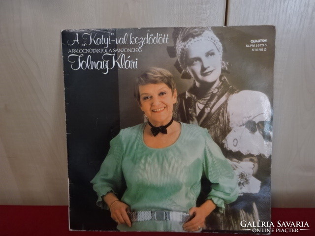 Vinyl LP, qualiton slpm 16735. Stereo. Tolnay's skarimi songs. Emi