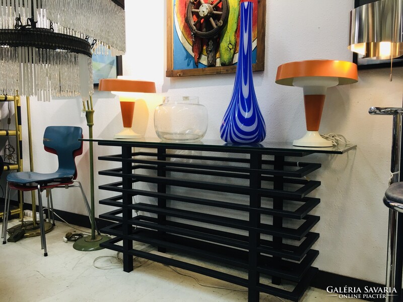 Amalfi design üveglapos konzolasztal - 52174
