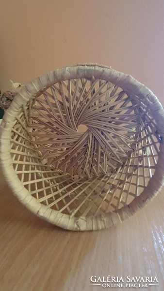 Rattan kicsi páva fotel, baba fotel