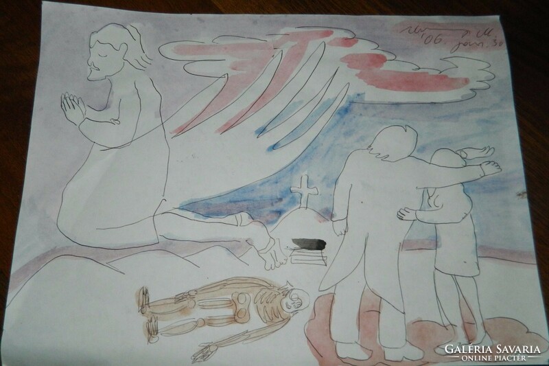 Urszinyi Mária tollrajz