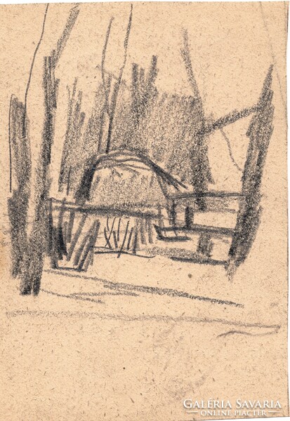 Deli Antal (1886-1960): Udvar.