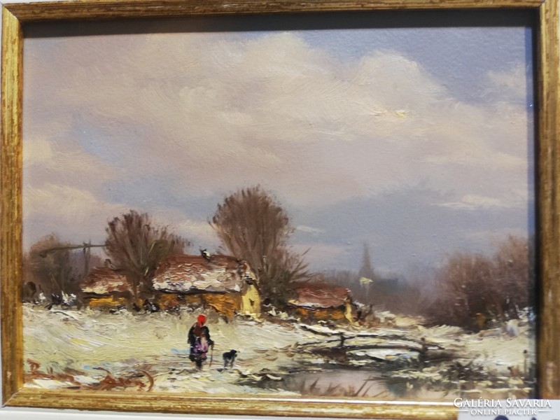 BÓNA JENŐ Téli tanya 2014. 913.