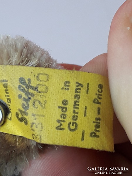 Eredeti STEIFF KUTYA MOPSY 13 cm antik STEIFF MOPSZ kutyus EXTRA !!