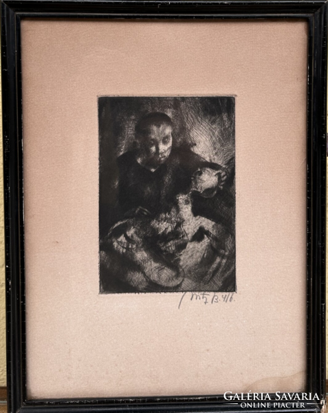 Uitz Béla : Reggeli 1916
