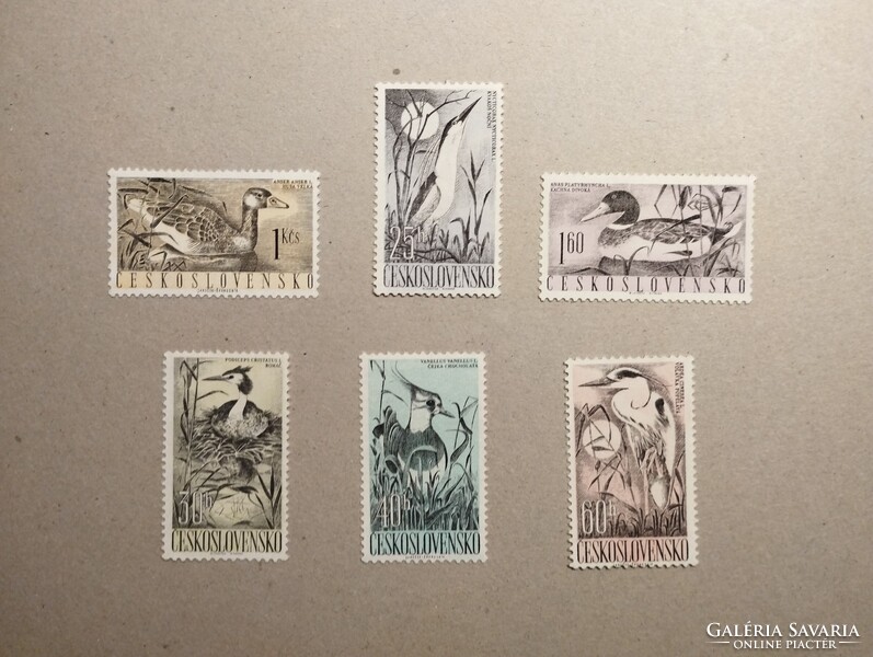 Csehszlovákia - Fauna, Vízi madarak 1960