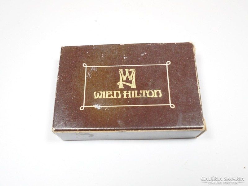 Retro régi Wien Hilton szappan pipereszappan emlék Ausztria