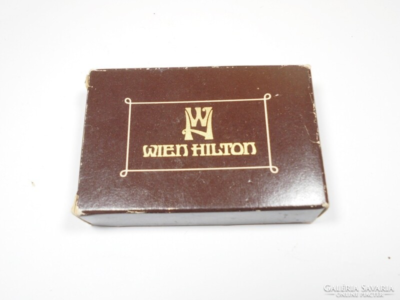 Retro régi Wien Hilton szappan pipereszappan emlék Ausztria