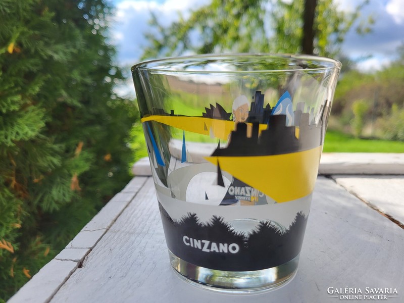 Limitált kiadású, ritka Cinzano pohár_Sidney_gyűjtőknek