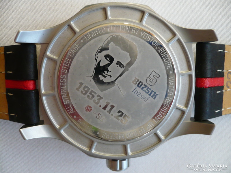 Vostok Europe 6:3 Bozsik limitált kiadású (041/100) extrém ritka automata karóra