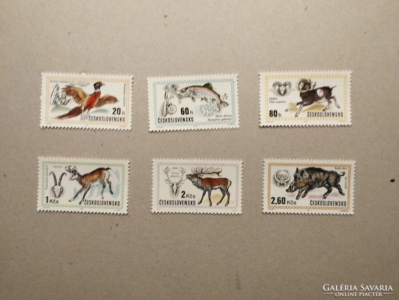 Csehszlovákia - Fauna, Vadászati Világkiállítás, Vadállatok 1971