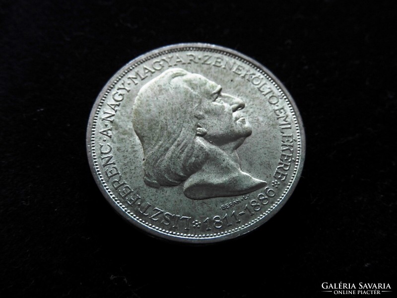 1936 ezüst 2 pengő LISZT Ferenc (JF7)