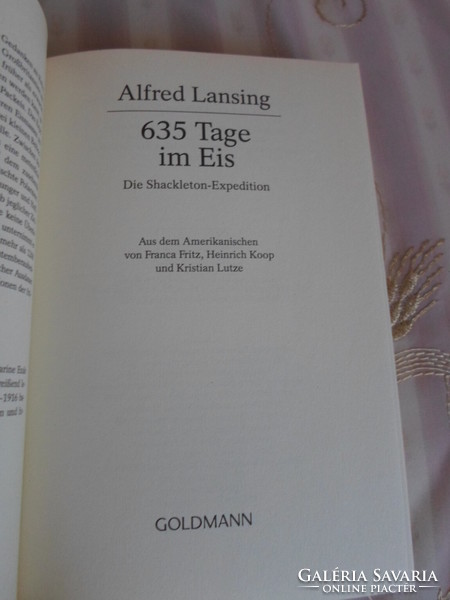 Alfred Lansing: 635 Tage im Eis – die Shackleton-Expedition (Antarktisz, sarkvidék, felfedezés)
