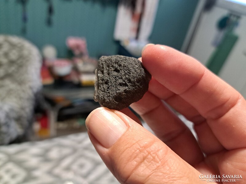 Kolumbianit Tektit meteorit 37 ct becsapódasi minta Kolumbia
