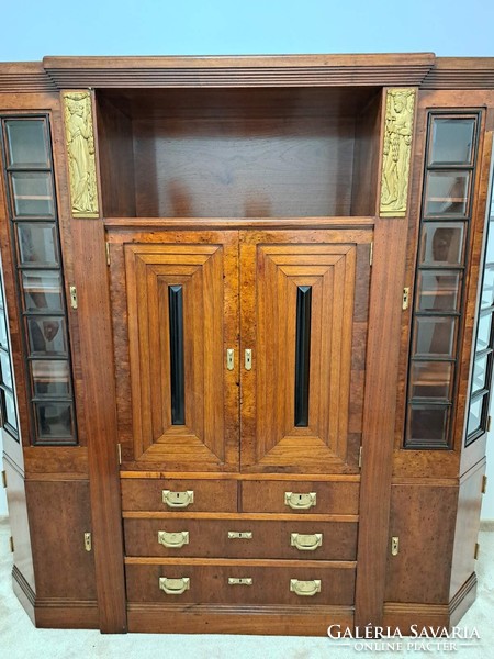 Különleges 5 részes art-deco dolgozószoba garnitúra