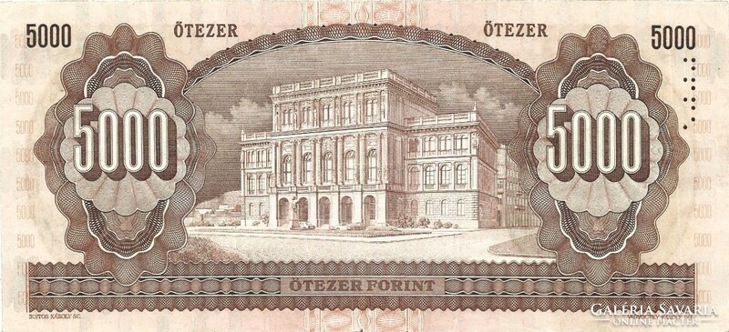 5000 forint 1995 "K" Ritka