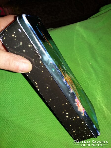 Retro fém lemez lemezáru egyterű tolltartó STAR TREK sci-fi űrhajós 24 x 10 x 6 cm a képek szerint