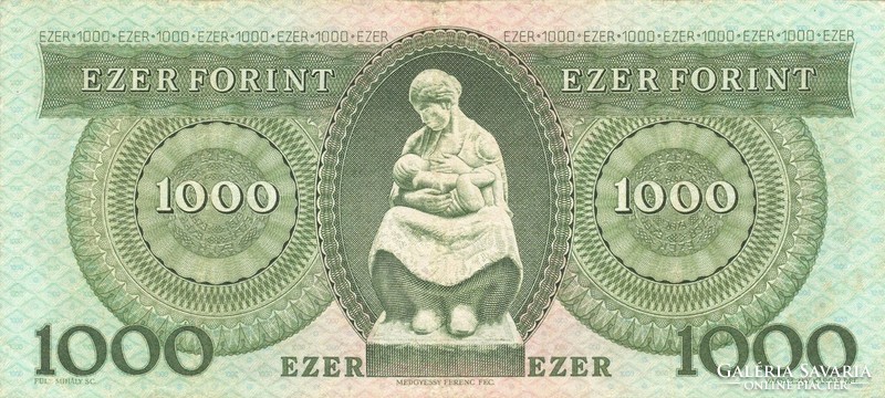 1000 forint 1996 "F" 1.