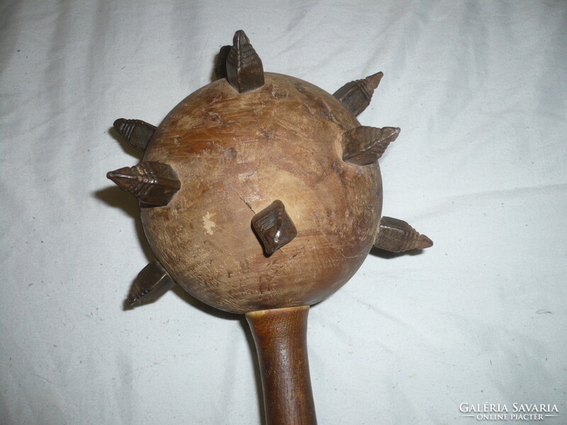 Fa buzogány vas tüskékkel 52cm