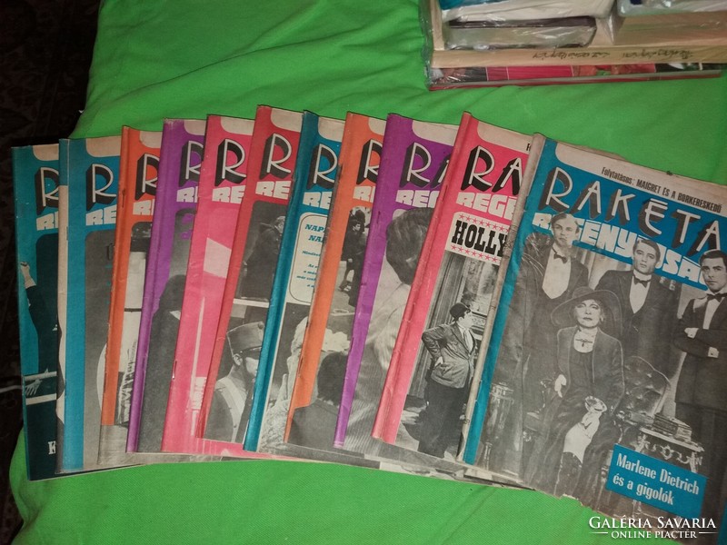 1978 1.és 18- 27 szám RAKÉTA REGÉNYÚJSÁG magazin 11.darab egyben a képek szerint