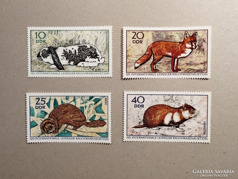 DDR- Fauna, prémes állatok 1970