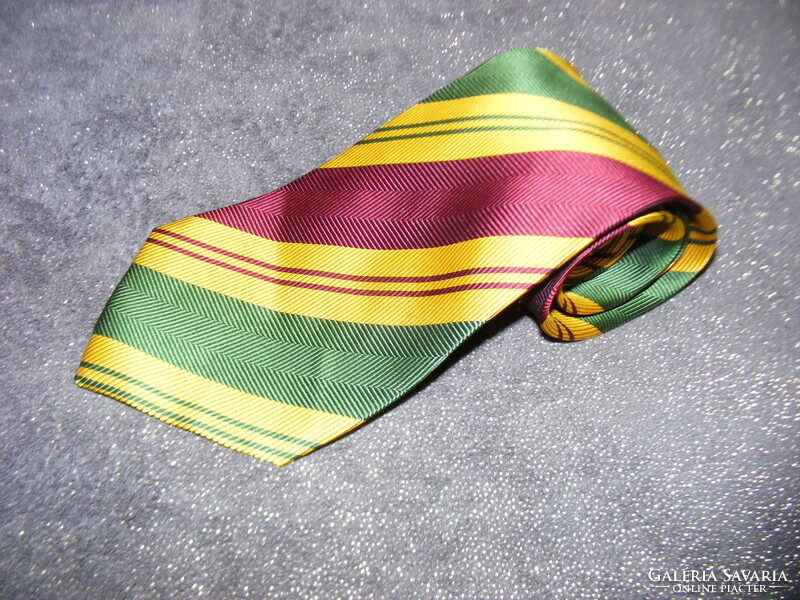 The Society shop férfi selyem nyakkendő  hand made 100 % silk