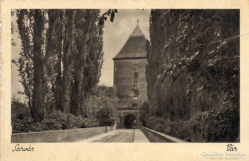 B - 288 Posta tiszta magyar városok,  települések: Sárvár  (Weinstock fotó)